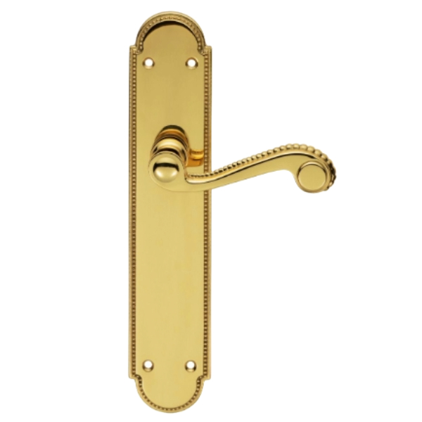 CHESHAM LEVER HANDLE ON LONG BACKPLATE